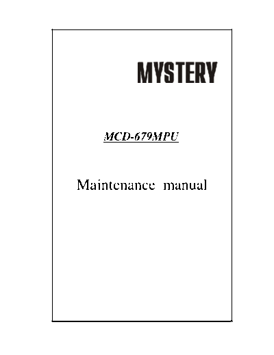 MYSTERY hfe mystery mcd-679mpu schematics  . Rare and Ancient Equipment MYSTERY Audio MCD-679MPU hfe_mystery_mcd-679mpu_schematics.pdf