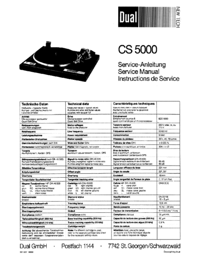 DUSON Duson CS-5000 service manual  . Rare and Ancient Equipment DUSON Audio CS-5000 Duson_CS-5000_service_manual.pdf