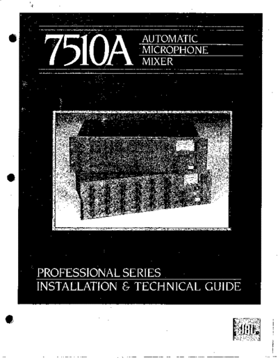 . Various UREI-7510A manual  . Various SM scena Studio UREI-7510A manual.pdf