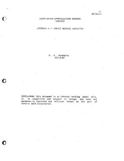 cdc NET Message Templates Jun85  . Rare and Ancient Equipment cdc cyber comm cdcnet CDCNET_Message_Templates_Jun85.pdf