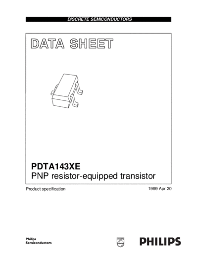 Motorola pdta143xe 1  . Electronic Components Datasheets Active components Transistors Motorola pdta143xe_1.pdf