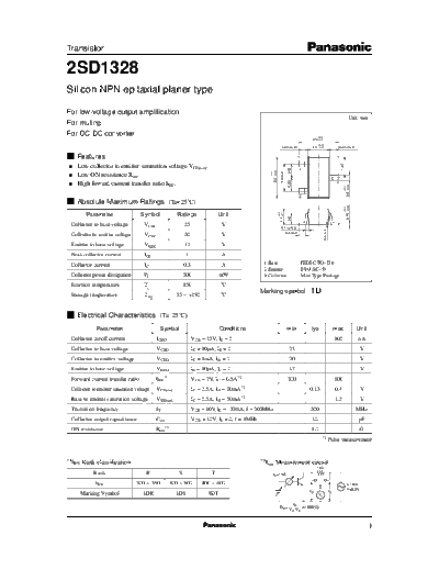 Panasonic 2sd1328 e  . Electronic Components Datasheets Active components Transistors Panasonic 2sd1328_e.pdf