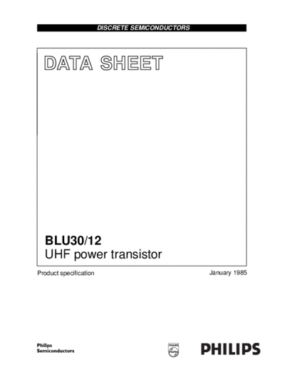 Philips blu30-12 cnv 2  . Electronic Components Datasheets Active components Transistors Philips blu30-12_cnv_2.pdf
