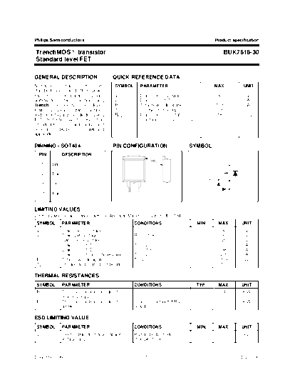 Philips buk7618-30 1  . Electronic Components Datasheets Active components Transistors Philips buk7618-30_1.pdf