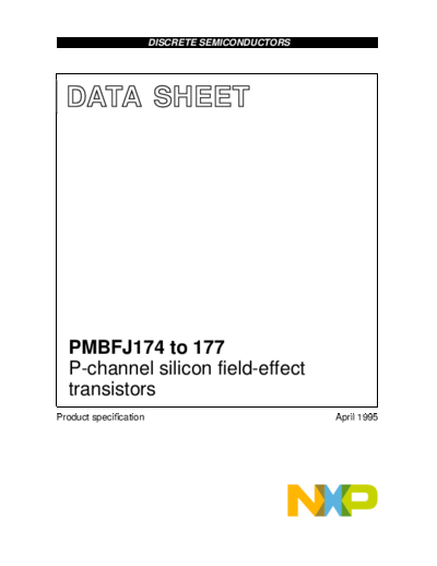 Philips pmbfj174 pmbf175 pmbf176 pmbf177  . Electronic Components Datasheets Active components Transistors Philips pmbfj174_pmbf175_pmbf176_pmbf177.pdf