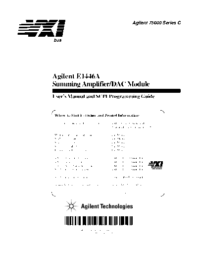 Agilent HP E1446A User & SCPI Programming Guide  Agilent HP E1446A User & SCPI Programming Guide.pdf