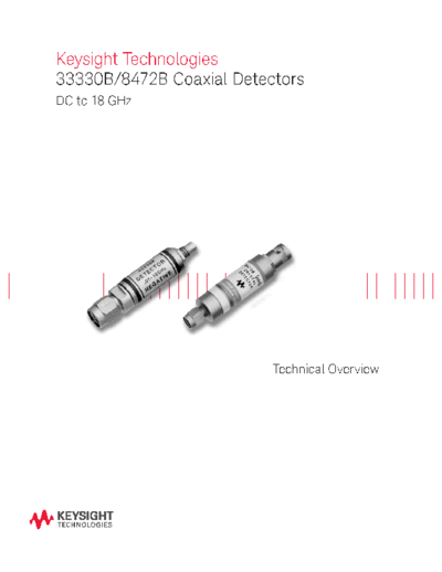 Agilent 33330B 8472B Coaxial Detectors DC to 18 GHz - Technical Overview 5990-8835EN c20140919 [4]  Agilent 33330B 8472B Coaxial Detectors DC to 18 GHz - Technical Overview 5990-8835EN c20140919 [4].pdf