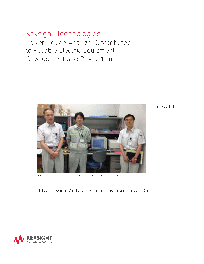 Agilent 5991-3178EN Success Story at a major sewing machine company - Case Study c20141023 [5]  Agilent 5991-3178EN Success Story at a major sewing machine company - Case Study c20141023 [5].pdf