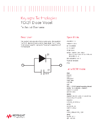 Agilent 5991-3551EN TC421 Diode Model - Technical Overview c20140812 [2]  Agilent 5991-3551EN TC421 Diode Model - Technical Overview c20140812 [2].pdf