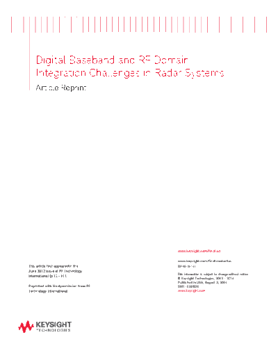 Agilent Digital Baseband and RF Domain Integration Challenges in Radar Systems - Article Reprint 5991-1369EN  Agilent Digital Baseband and RF Domain Integration Challenges in Radar Systems - Article Reprint 5991-1369EN c20140801 [6].pdf