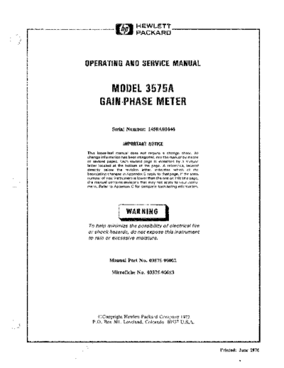 Agilent HP 3575A Operating & Service  Agilent HP 3575A Operating & Service.pdf