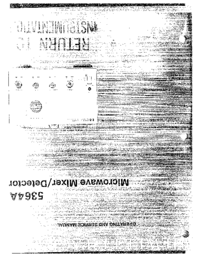 Agilent HP 5364A Operating & Service  Agilent HP 5364A Operating & Service.pdf