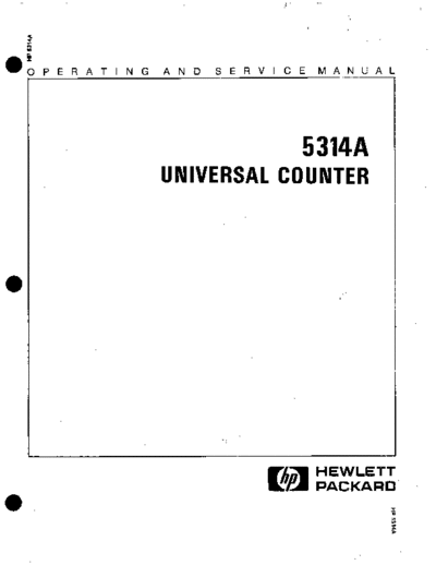 Agilent HP 5314A Operating & Service  Agilent HP 5314A Operating & Service.pdf