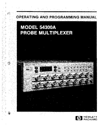 Agilent HP 54300A Operating & Programming  Agilent HP 54300A Operating & Programming.pdf