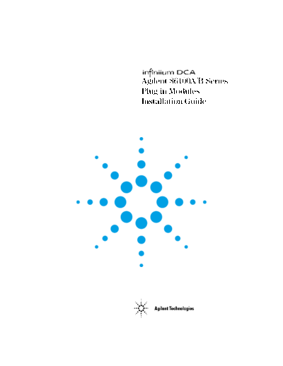 Agilent HP 86100 A 252C B Series Module Installation  Agilent HP 86100 A_252C B Series Module Installation.pdf
