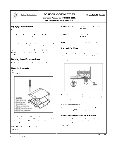 Agilent HP DC Module Connectors Installation  Agilent HP DC Module Connectors Installation.pdf