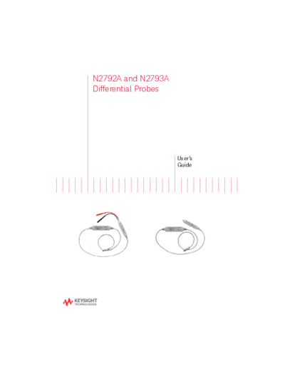 Agilent N2792-97003 N2792A and N2793A Differential Probes User 2527s Guide [38]  Agilent N2792-97003 N2792A and N2793A Differential Probes User_2527s Guide [38].pdf