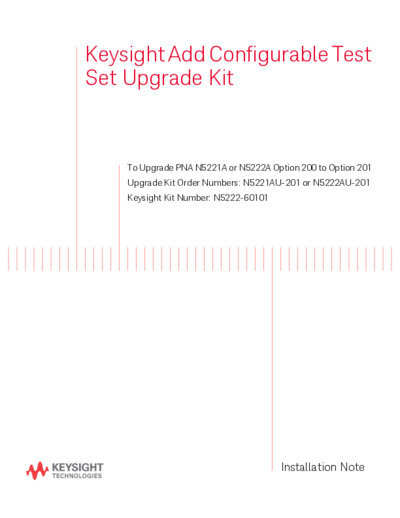 Agilent N5222-90101 Installation Note 252C Add config Test set Upgrd Kit to Upgrd N5221A and N5222A opt 200   Agilent N5222-90101 Installation Note_252C Add config Test set Upgrd Kit to Upgrd N5221A and N5222A opt 200 to 201 [26].pdf