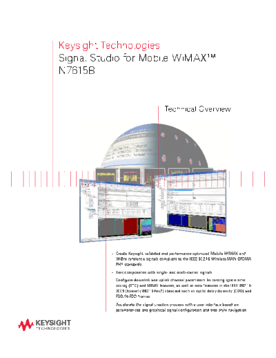Agilent Signal Studio for 802.16 WiMAX N7615B - Technical Overview 5990-9100EN c20140707 [10]  Agilent Signal Studio for 802.16 WiMAX N7615B - Technical Overview 5990-9100EN c20140707 [10].pdf