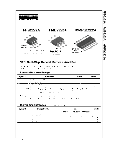 Fairchild Semiconductor ffb2222a fmb2222a mmpq2222a  . Electronic Components Datasheets Active components Transistors Fairchild Semiconductor ffb2222a_fmb2222a_mmpq2222a.pdf