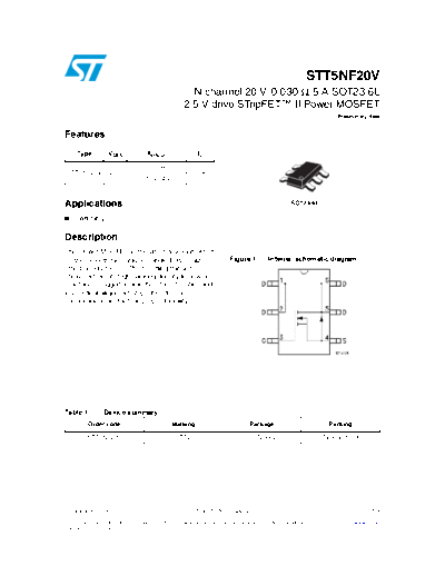 ST stt5nf20v  . Electronic Components Datasheets Active components Transistors ST stt5nf20v.pdf