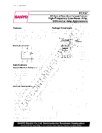 Sanyo fc157  . Electronic Components Datasheets Active components Transistors Sanyo fc157.pdf