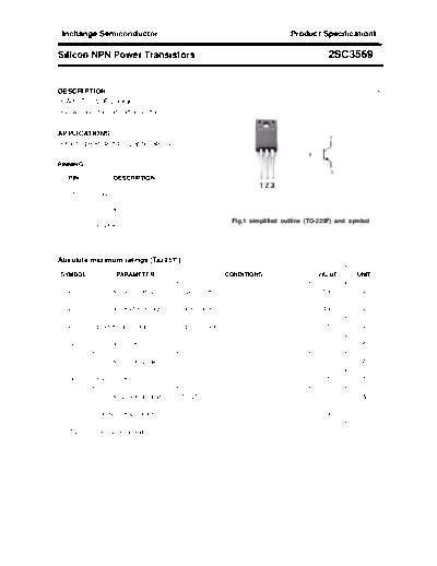 Inchange Semiconductor 2sc3569  . Electronic Components Datasheets Active components Transistors Inchange Semiconductor 2sc3569.pdf