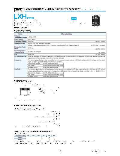 UCC lxh snapin  . Electronic Components Datasheets Passive components capacitors Datasheets UCC lxh_snapin.pdf