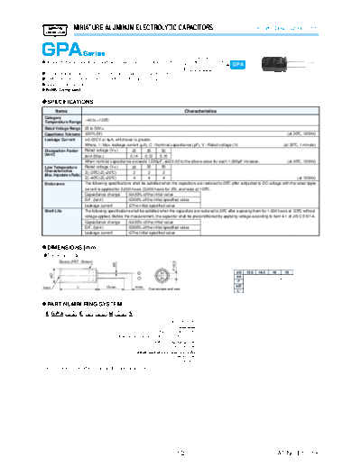 UCC gpa  . Electronic Components Datasheets Passive components capacitors Datasheets UCC gpa.pdf