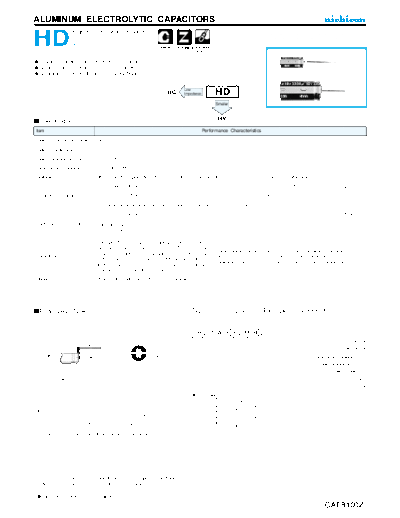 Nichicon e-hd  . Electronic Components Datasheets Passive components capacitors Datasheets Nichicon e-hd.pdf