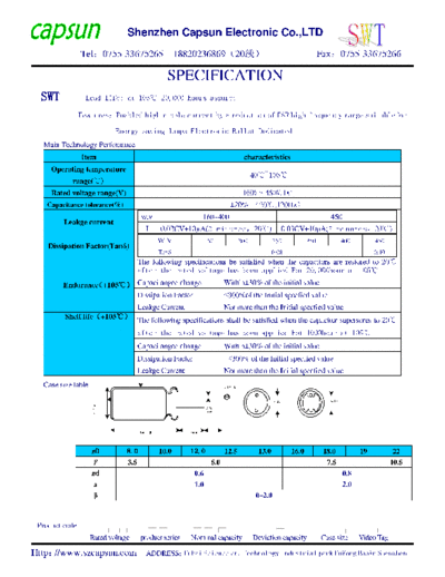 Capsun 20091151927446348  . Electronic Components Datasheets Passive components capacitors CDD C Capsun 20091151927446348.pdf
