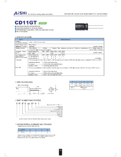 2011 CD11GT ( 41514475420623)  . Electronic Components Datasheets Passive components capacitors CDD A Aishi 2011 CD11GT (201141514475420623).pdf