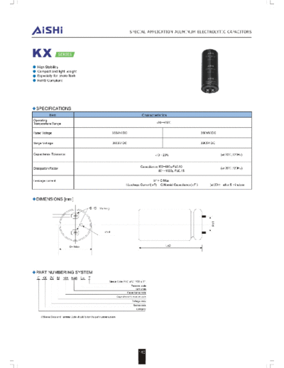 2011 KX ( 4151523337779)  . Electronic Components Datasheets Passive components capacitors CDD A Aishi 2011 KX (20114151523337779).pdf