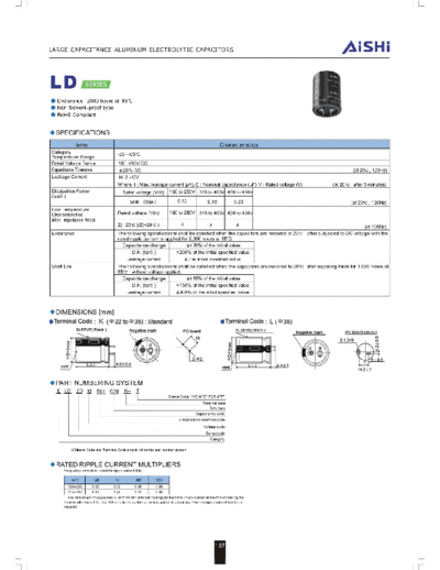 2011 LD ( 4151521648650)  . Electronic Components Datasheets Passive components capacitors CDD A Aishi 2011 LD (20114151521648650).pdf