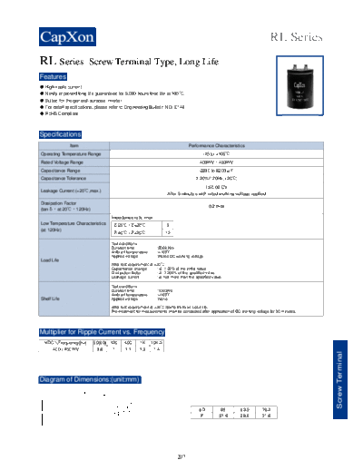 2010 RL Series 1511746580  . Electronic Components Datasheets Passive components capacitors CDD C Capxon 2010 RL Series_1511746580.pdf