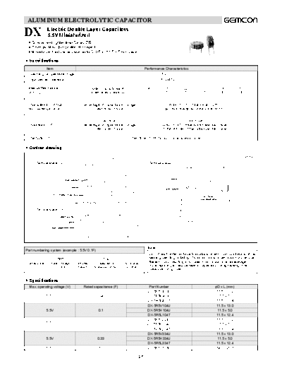 Other - Including Polymer, Double Layer and Polyester DX . Electronic Components Datasheets Passive components capacitors CDD G Gemcon 2006 Other - Including Polymer, Double Layer and Polyester DX.pdf