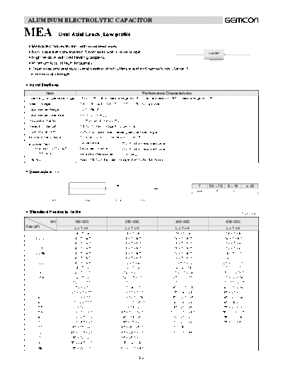 Other - Including Polymer, Double Layer and Polyester MEA  . Electronic Components Datasheets Passive components capacitors CDD G Gemcon 2006 Other - Including Polymer, Double Layer and Polyester MEA.pdf