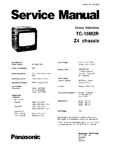 panasonic tc-15m2r-z4  panasonic TV tc-15m2r-z4.pdf