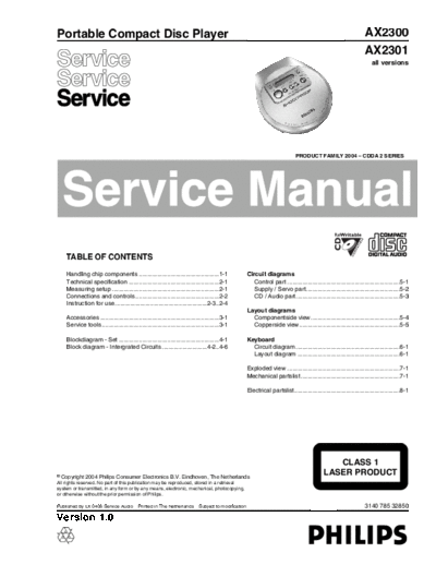 Philips AX2300  Philips Audio AX2300.PDF
