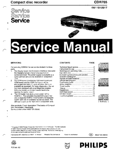 Philips cdr-765  Philips CD DVD cdr-765.pdf