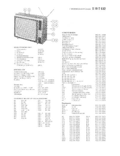 Philips X19T632  Philips TV X19T632.pdf