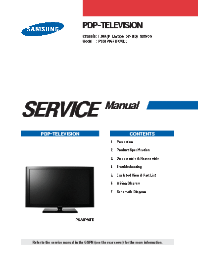 Samsung PS58P96FDXXEE Chassis  F30A(P Europe 58FHD) Saffron SM.part02  Samsung Plasma PS42C96HD chassis F30A PS58P96FDXXEE_Chassis__F30A(P_Europe_58FHD)_Saffron_SM.part02.rar