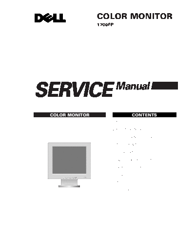 Dell DELL 1700FP LCD 9164D  Dell Monitor 1700FP DELL 1700FP_LCD 9164D.rar
