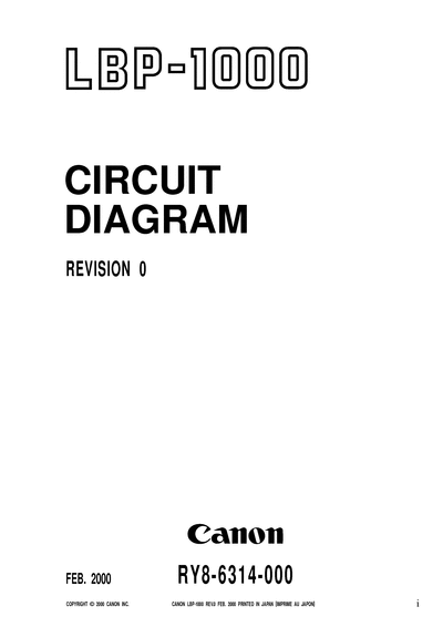 CANON LBP1000cd  CANON Printer LBP1000cd.djvu
