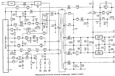 NOKIA -7142ee  NOKIA TV 7142 EE (power supply) nokia-7142ee.zip