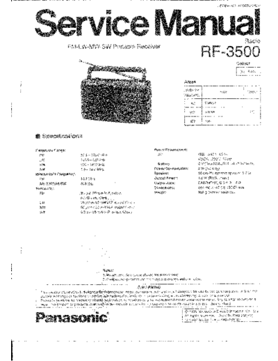 panasonic AD9505129C2  panasonic Audio RF-3500 AD9505129C2.pdf