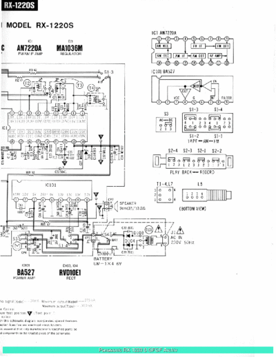 panasonic RX1220S sch  panasonic Audio RX-1220S Panasonic_RX1220S_sch.pdf