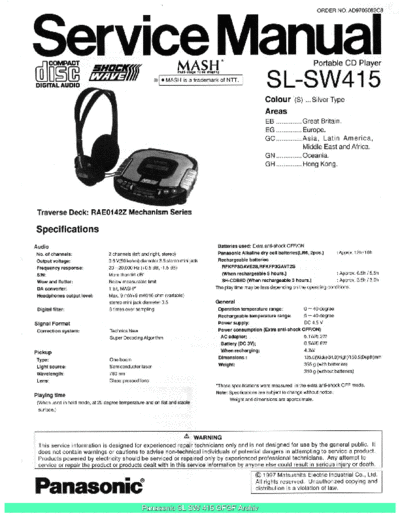 panasonic SLSW415 sch  panasonic Audio SL-SW415 Panasonic_SLSW415_sch.pdf
