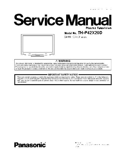 panasonic panasonic th p42x20d chassis gph13da  panasonic LCD GPH13DA chassis panasonic_th_p42x20d_chassis_gph13da.pdf