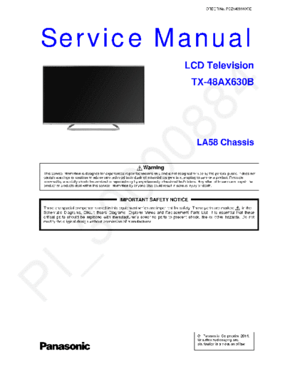 panasonic Panasonic+TX-48AX630B+chassis+LA58  panasonic LCD TX-48AX630B Panasonic+TX-48AX630B+chassis+LA58.pdf